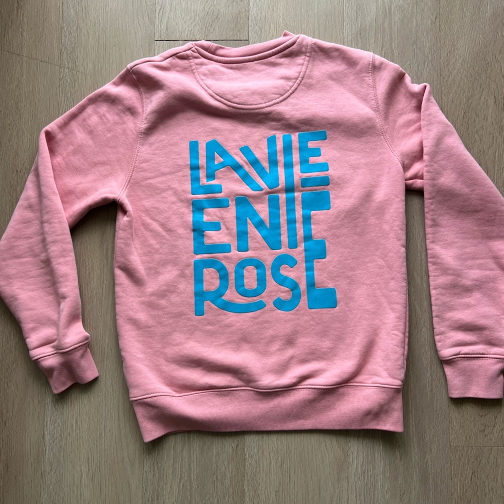 Bagatelle Saint Tropez La Vie en Rosè Pink Sweatshirt - XS